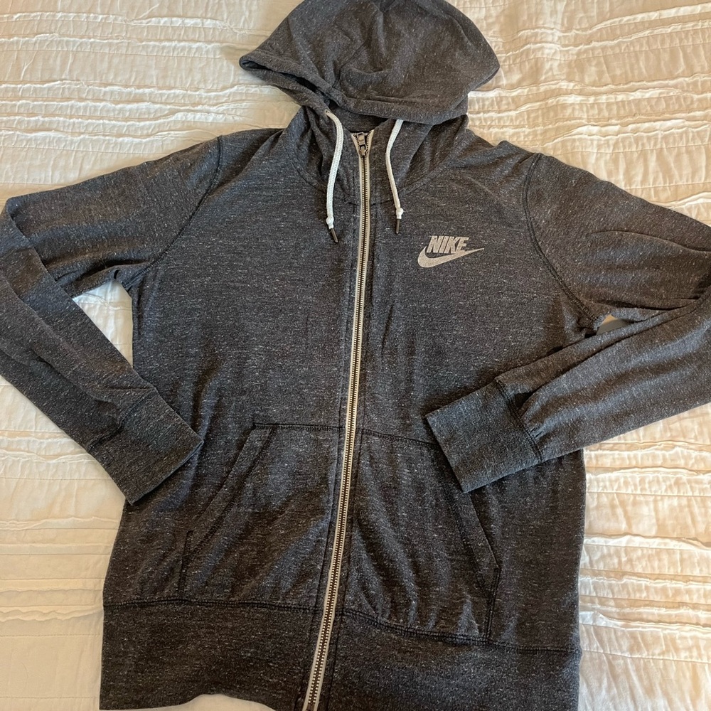 Nike Charcoal Full-Zip Hoodie